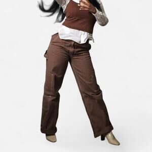 Brown cargo pants